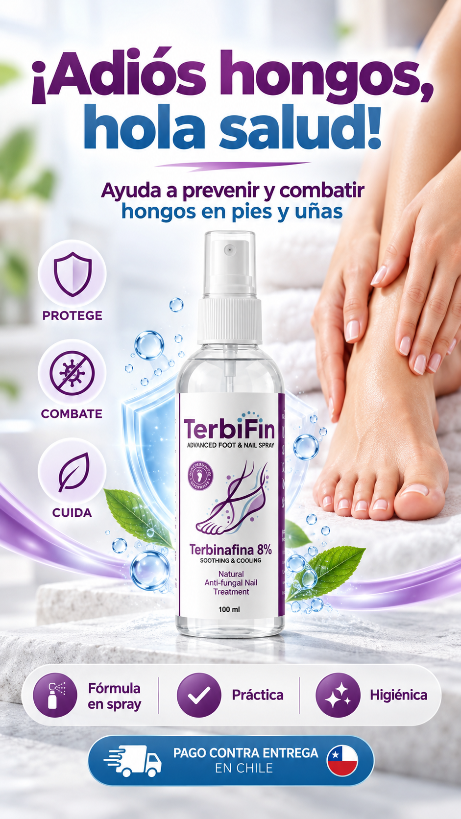 TerbiFin Spray | Cuidado para pies y uñas