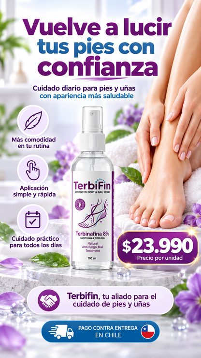 TerbiFin Spray | Cuidado para pies y uñas