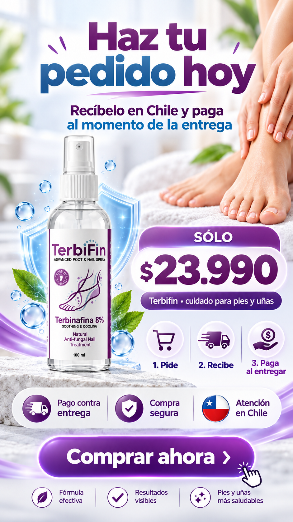 TerbiFin Spray | Cuidado para pies y uñas